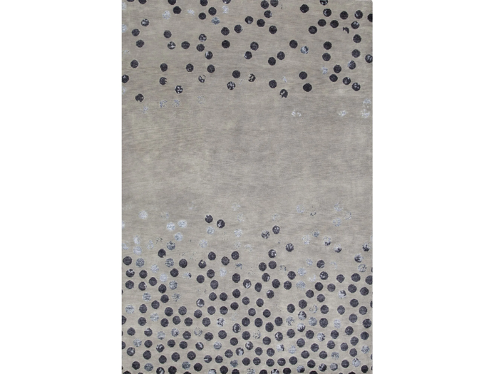 ICON BUBBLES GREY - Rectangular handmade rug _ Sirecom Tappeti